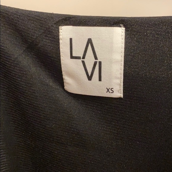 La Vi Black Slip Dress Size XS - Picture 3 of 5